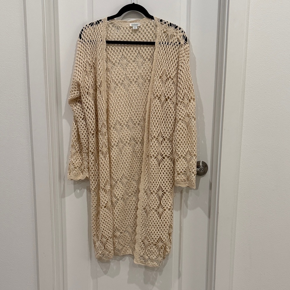 Sundance Ivory Crochet Cardigan - Picture 7 of 7
